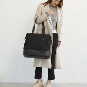 Beis Convertible Mini Weekender in Black